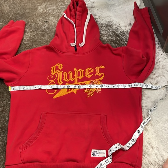 Vintage Script Style Collegiate Hoodie Mens XL - Picture 4 of 10